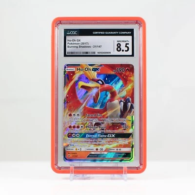 Pokemon Ho-Oh GX Holo #21 Burning Shadows 2017 - CGC 8.5 - Image 1 of 4
