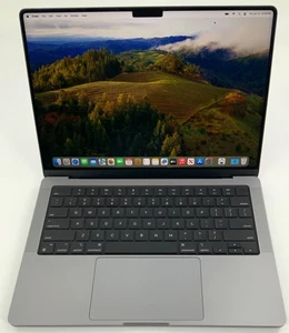 Apple MacBook Pro, A2442, 14.2”, M1 3.2GHz, 16GB RAM, 512GB SSD, 14.7.6 - Gray - Afbeelding 1 van 11
