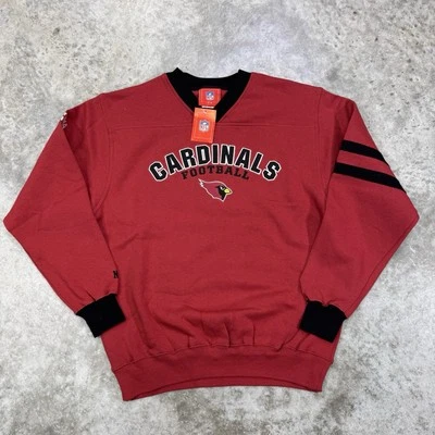 Sudadera De Colección Arizona Cardinals Adulto Mediana NFL Pullover Cuello Redondo Nueva Con Etiquetas Y2K Foto 1 de 4