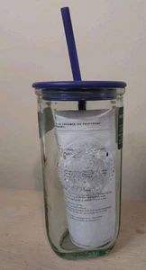 NEU Starbucks 2024 Terracotta Recycled Triangle Glass Cold Cup Tumbler 16oz - Bild 1 von 10