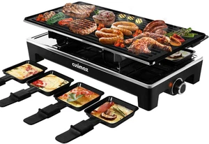 Raclette Grill Electric Grill Table Portable 2 in 1 Korean BBQ Grill Indoor & Ch - Picture 1 of 7