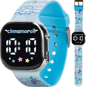 Cinnamoroll Kids Watch – LED Display, Square Case, Adjustable Plastic Strap,... - Picture 1 of 9