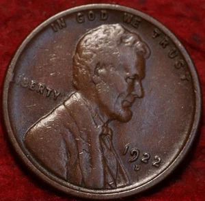 1922-D Denver Mint Copper Lincoln Wheat Cent - Picture 1 of 2