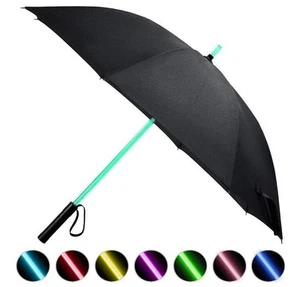 Otek LED Lightsaber Umbrella with Torch, Light up with 7 Colour Changing Lights - Picture 1 of 8