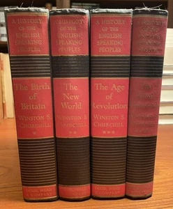 A History of The English Speaking Peoples Winston Churchill 4 Vol Set Dodd, Mead - Picture 1 of 17