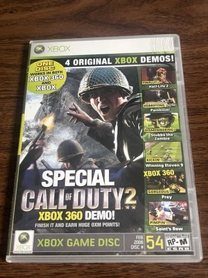 Call Of Duty 2: Official Xbox Magazine Demo Disc 54 (Microsoft Xbox, 2006) CIB - Image 1 of 4
