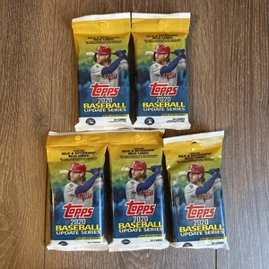 2020 TOPPS UPDATE  BASEBALL FAT PACKS ( 5 PACK LOT ) - Picture 1 of 2