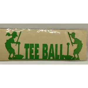 Die Cut Designs - Junk Journal Card Making Scrapbook - Green Tee Ball - Picture 1 of 2