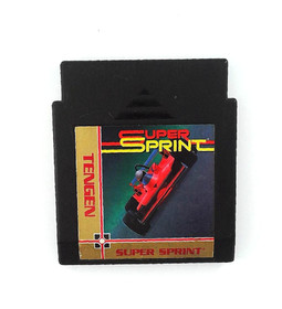 Super Sprint NES Tengen Black Cartridge &ndash; Authentic &ndash; Tested