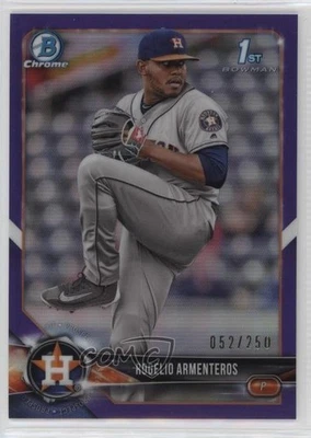 2018 Bowman Chrome Prospects Purple Refractor /250 Rogelio Armenteros #BCP184 - Image 1 of 2