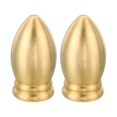 2pcs M10 Thread Lamp Finial Cap Knob Brass Lamp Shade Harp Top Screw 17.5x32mm Foto 1 de 4