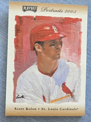 REDUCED PRICE 2003 Scott Rolen 33/50 Playoff Portraits Materials Bronze #122  - Image 1 of 2