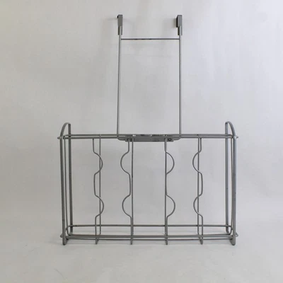 Sopra Porta Metallo Cremagliera Argento 18.75 " Altezza X 14 " Larghezza X 4 " - Immagine 1 di 4