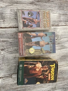 Tarzan Collection 1 VHS Box Set Turner 1930 Johnny Weissmuller VGC CLASSIC - Picture 1 of 4