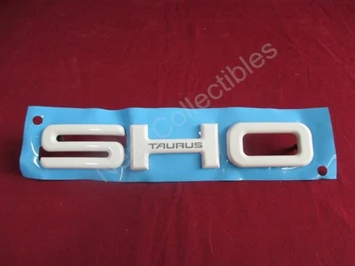 Placa de identificación emblema para parachoques trasero 1997-98 BLANCO Ford Taurus SHO 1997-98 NUEVO OEM Foto 1 de 4