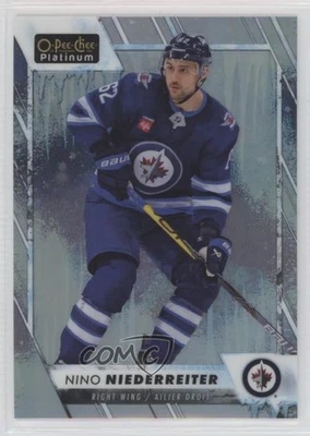 2023-24 O-Pee-Chee Platinum Arctic Freeze /99 Nino Niederreiter #74 - Image 1 of 2