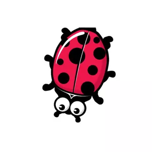 Fun-N-Nuf Ladybug Clip Over Bookmark - Picture 1 of 1