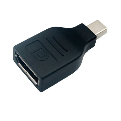 Mini DP Display Port Male To Displayport DP Female A/V Video Adapter Connector - Image 1 of 4