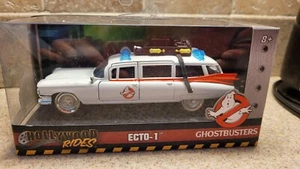 ECTO-1 Ghostbusters 1:32 Maßstab Hollywood fährt Metalle Druckguss Auto brandneu - Bild 1 von 7