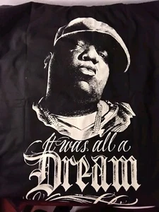 Stance - Biggie "It Was All A Dream" T-Shirt Large schwarz Rundhalsausschnitt neu mit Etikett  - Bild 1 von 3