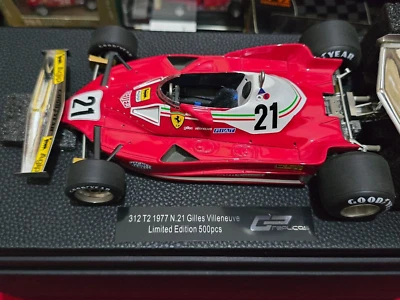 Ferrari 312 T2 #21 G. Villeneuve 1977 1/18 GP Replicas GP14C - Immagine 1 di 4