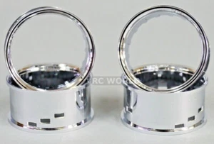 Tetsujin RC Wheels LIPS Adjustable Offset 3/6/9mm -CHROME-01 LIPS -(4PCS) - Picture 1 of 13