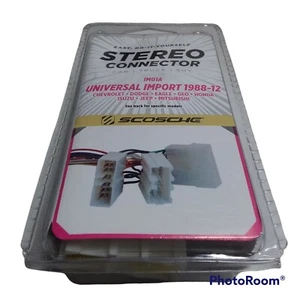 Scosche IM01A Stereo Connector Universal Import Kit 1988-12 New Open Box - Picture 1 of 6