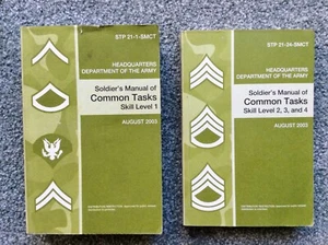 ZWEI Soldatenhandbücher für gemeinsame Aufgaben - STP 21-1 und STP 21-24 SMCT, 2003, Irak - Bild 1 von 4
