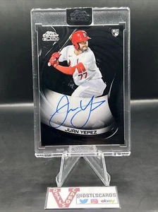 2022 Topps Chome Black - JUAN YEPEZ ROOKIE AUTO #CBA-JY St. Louis Cardinals - Picture 1 of 3
