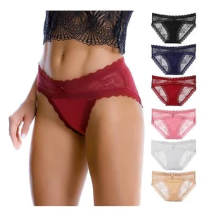 LEVAO Women Lace Underwear Sexy Breathable Hipster Panties Stretch Seamless B... - Picture 1 of 7