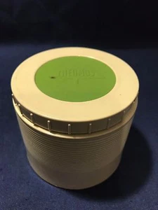 THERMOS King- Seeley Insulated Jar Almond with 70's Green 8 oz. #1155 - Picture 1 of 4