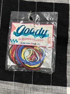 Goody 1990 Elastic Ponytail Holders 24 Count #5675 USA - Picture 1 of 7