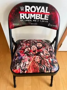 Limited Rare WWE Royal Rumble Commemorative Folding Chair USED - Picture 1 of 7