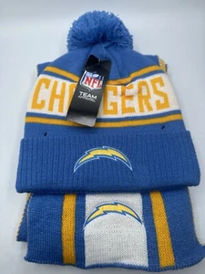 LOS ANGELES /CHARGERS/ Beanie  And SCARF  SET - Picture 1 of 3