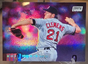 Roger Clemens 2020 Topps Stadium Club Chrome Refractor #308 Boston Red Sox - Picture 1 of 2