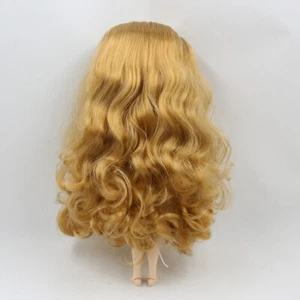 Takara 12" Neo Blythe Doll RBL Long golden curls Hair scalp & dome only wigs - Imagen 1 de 3