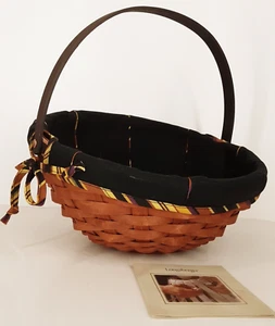 Longaberger Autumn Treats Basket Large 12" DIAMETER - Picture 1 of 24