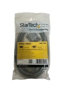 Startech.com 10ft D89 Rs-232 Serial Null Modem Cable - Picture 1 of 3