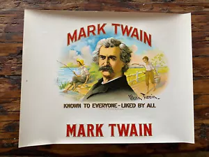 MARK TWAIN-VINTAGE-INNERE ZIGARRENBOX - ETIKETT GEPRÄGT. ORIGINAL TOP ZUSTAND - Bild 1 von 2