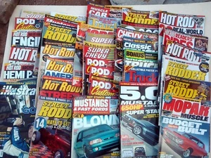 Large collection new American hot rod, custom & muscle car magazines. FREE POST - Picture 1 of 4