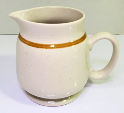 Mountain Wood Stoneware 8 ounce Creamer 3-1/2" High JAPAN - Image 1 of 4