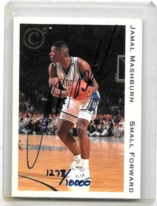 JAMAL MASHBURN 1993 CLASSIC GAMES AUTOGRAPH RC+DUAL WARM UP JERSEYS(BARON DAVIS} - Picture 1 of 3