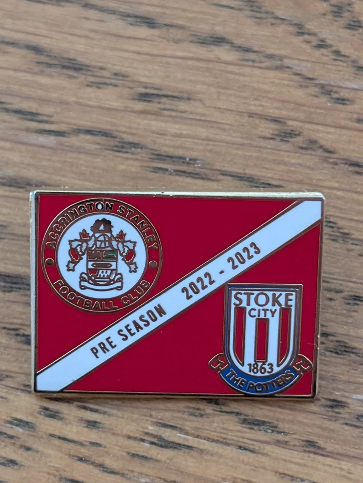 Accrington Stanley V Stoke City  Badge - Image 1 of 1