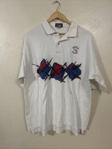 Camisa Polo Vintage Houston Oilers Años 80’s 90’s NFL Fútbol Vantage Hecha en EE. UU. XL - Imagen 1 de 8