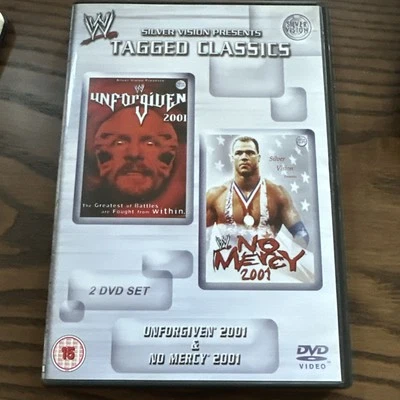 WWE Tagged Classics Unforgiven & No Mercy 2001 DVD  (2 Disc Set Set) WWF RARE - Image 1 of 2