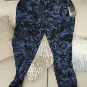 DKNY Jeans blue jogger pants size XL elastic waist NWT - Picture 1 of 7