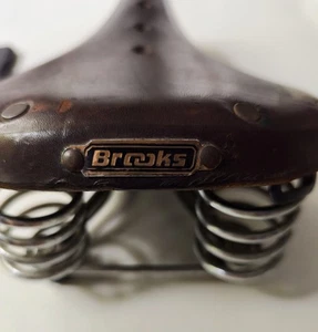 Brooks Champion B66 S Vintage Ledersattel – braun – Made in England  - Bild 1 von 5