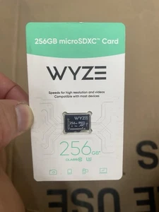 Tarjeta MicroSDHC de almacenamiento expandible Wyze clase 10, negra 256 GB - Imagen 1 de 1