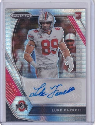 Luke Farrell 2021 Panini Prizm Draft Picks Hyper Prizm Rc Auto - Image 1 of 2