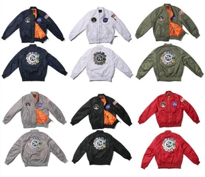 Sale Frühling Herbst Pilot Jacke Baseball Mantel Apollo American Alpha Version NASA - Bild 1 von 20